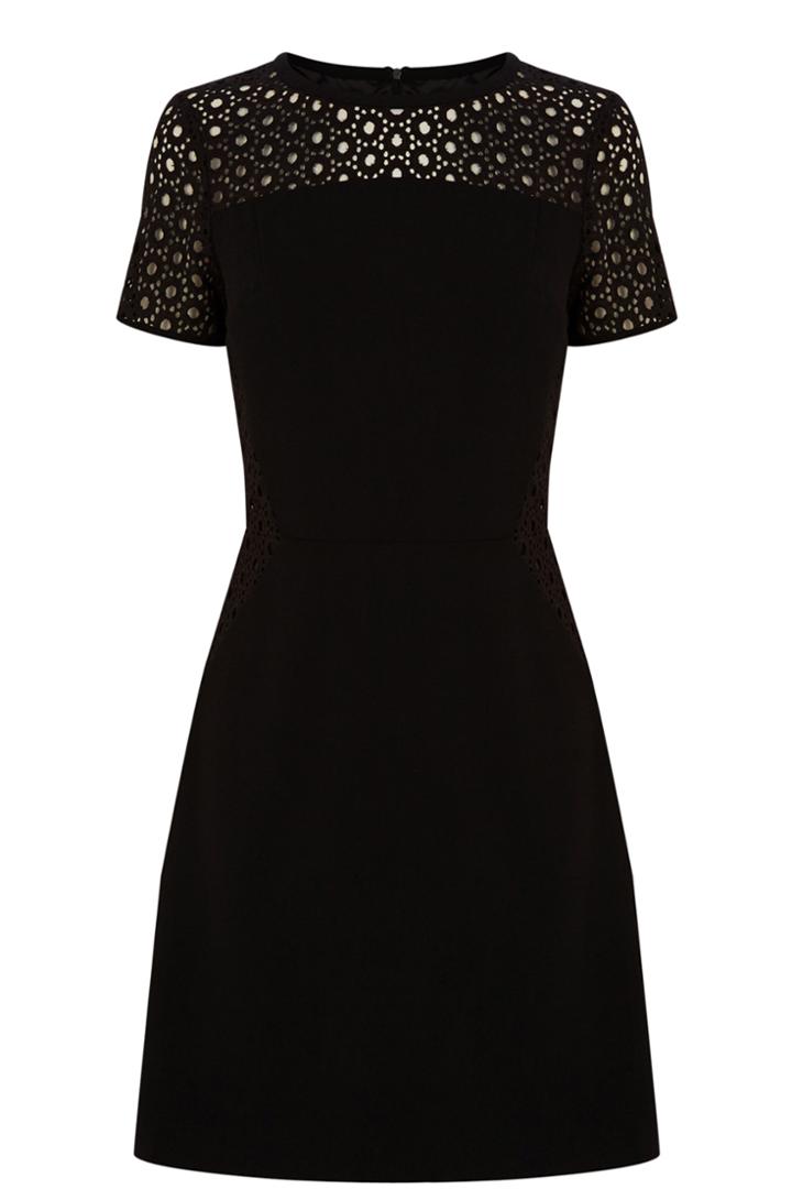 Oasis Lace Patched Dress