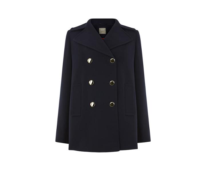 Oasis Double Crepe Pea Coat