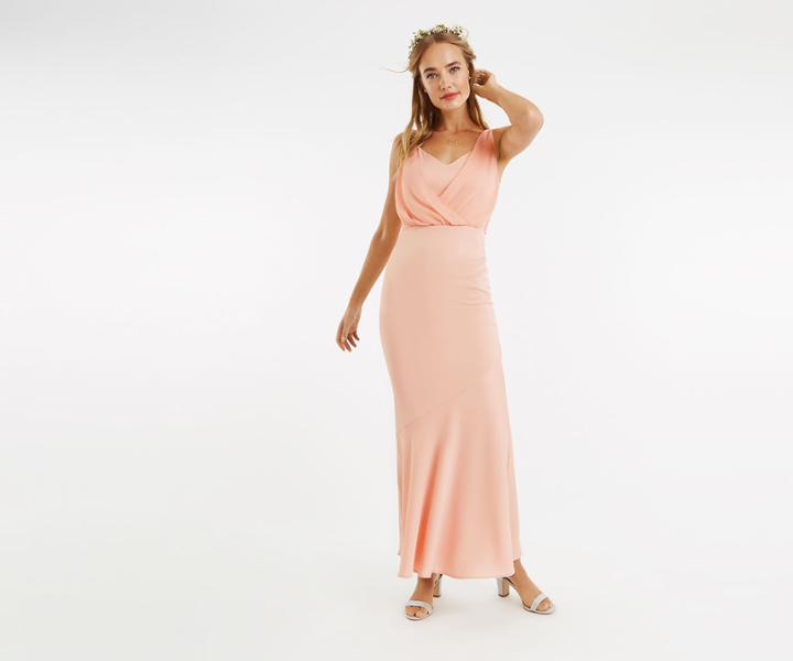 Oasis Emily Bow Back Maxi Dress