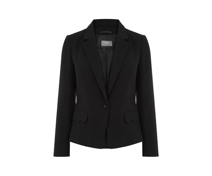 Oasis Scallop Detail Jacket