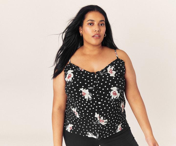 Oasis Curve Spot Floral Cami