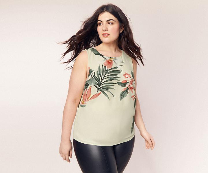 Oasis Curve Palm Beach Shell Top