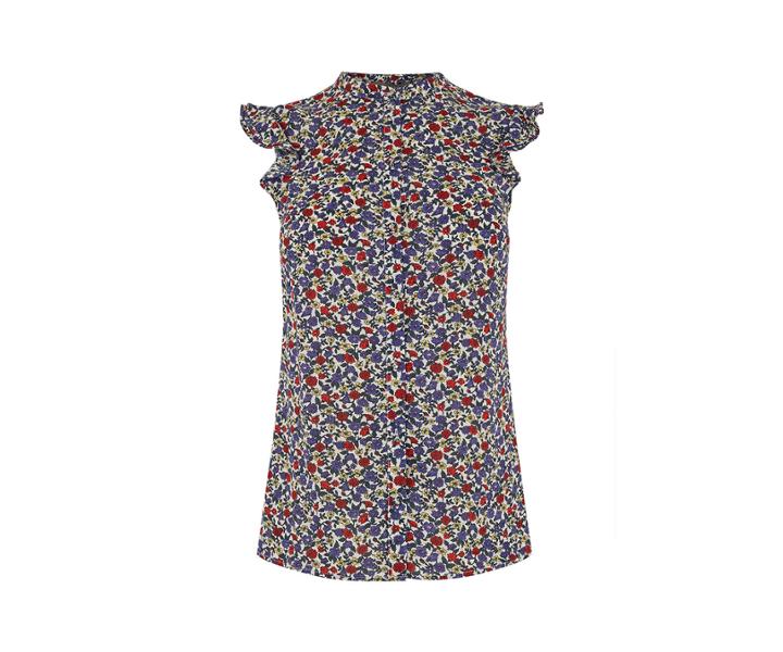 Oasis Ditsy Frill Shirt