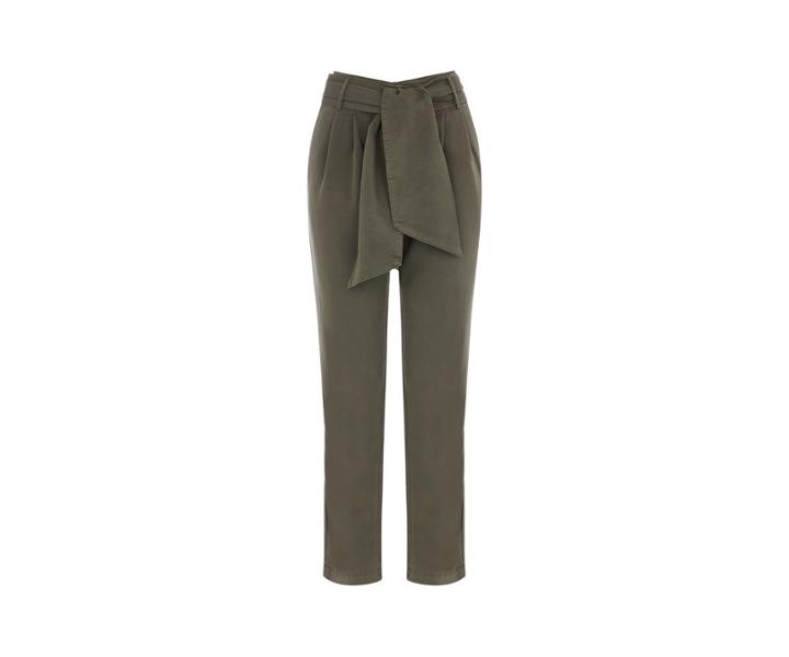 Oasis Tencel Tie Belt Trouser