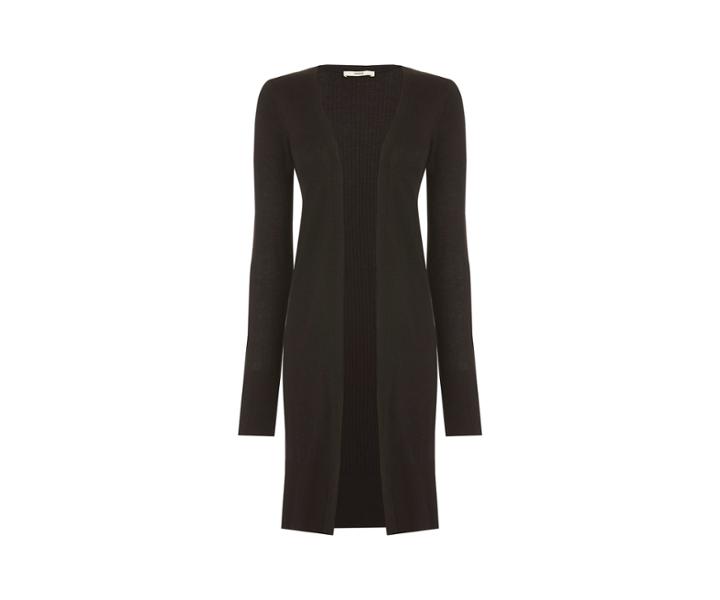 Oasis Rib Back Edge To Edge Cardi
