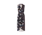 Oasis Long Floral Stripe Dress