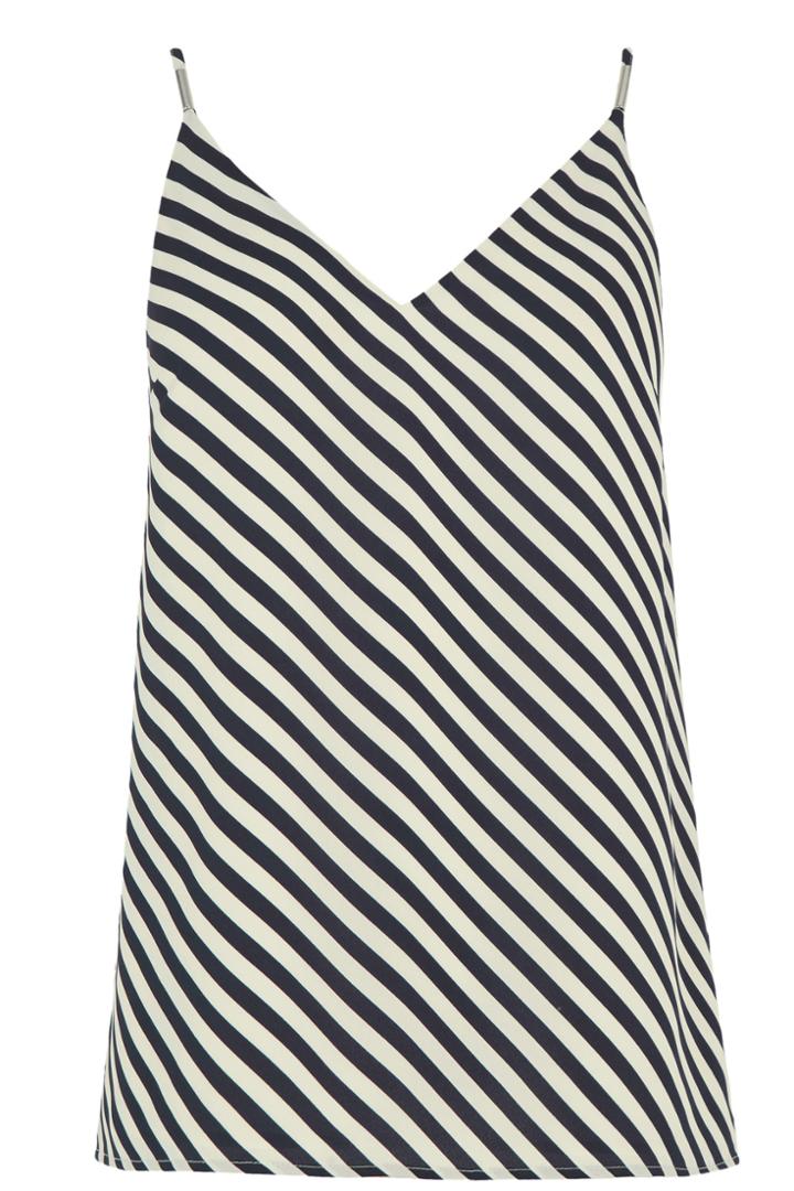 Oasis Diagonal Stripe V Neck Cami