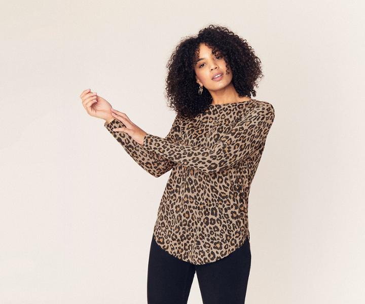Oasis Lola Leopard Jumper