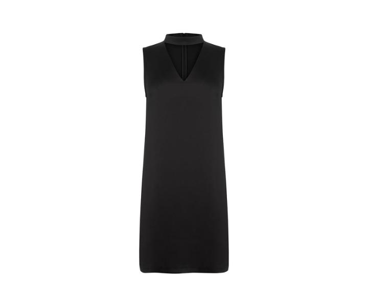 Oasis Choker V Neck Dress