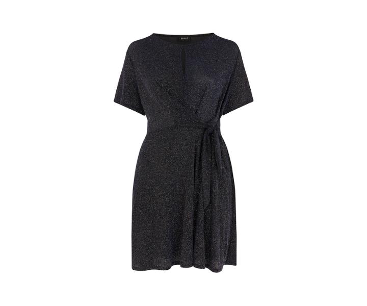 Oasis Curve Glitter Tie Side Dress