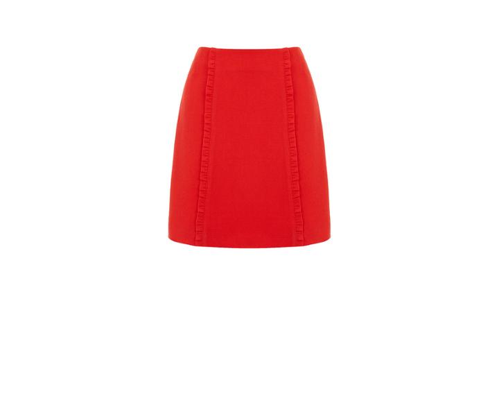 Oasis Ruffle Detail Mini Skirt