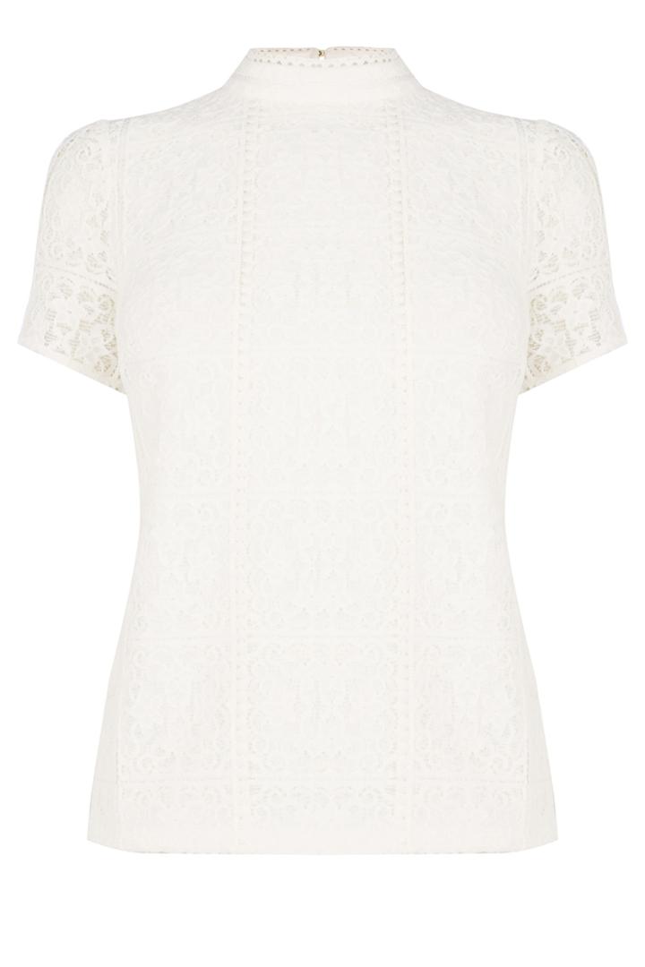 Oasis Lace Pom Pom Top