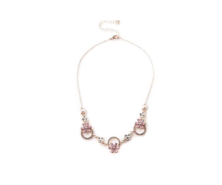 Oasis Crystal Flower Necklace