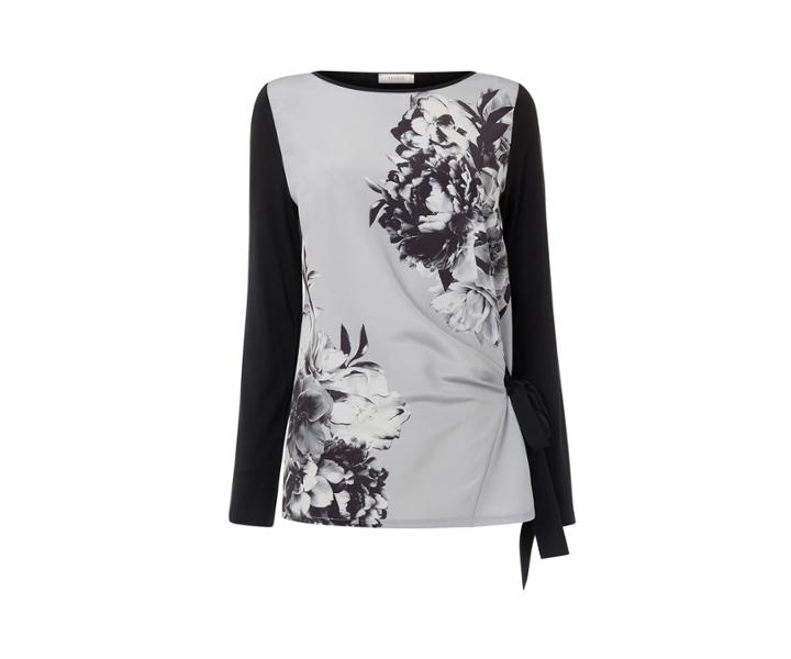 Oasis Blossom Tie Side Top