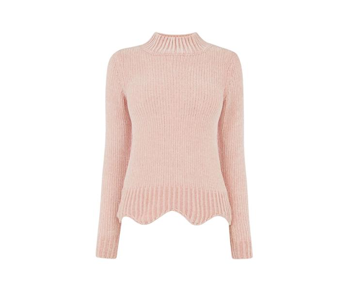 Oasis Grace Scallop Jumper
