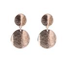 Oasis Double Textured Disc Earrings