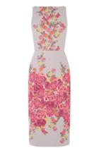 Oasis Floral Jacquard Pencil Dress