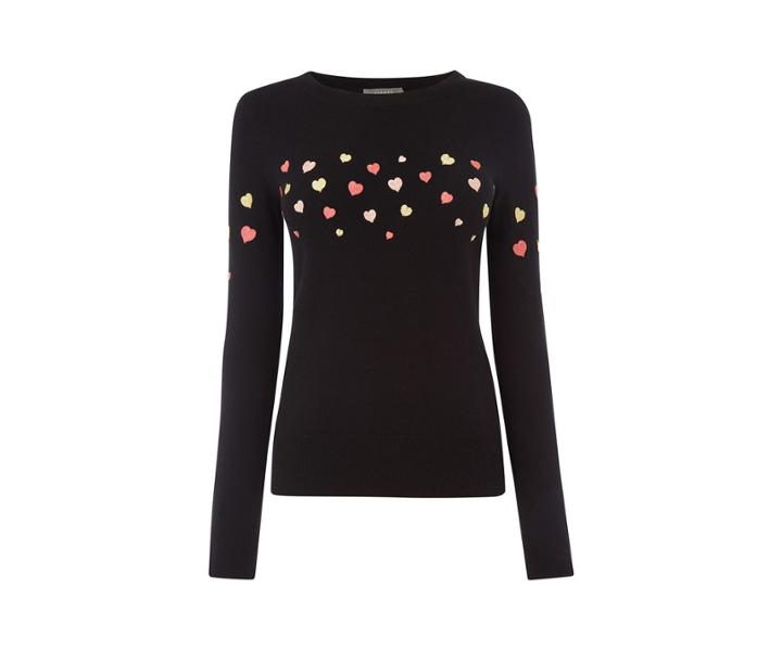 Oasis Kourtney Heart Jumper