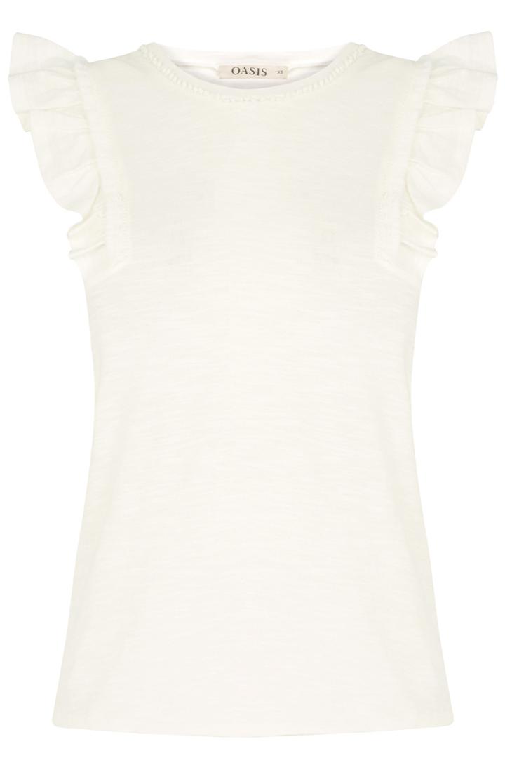 Oasis Ruffle Slub Shell