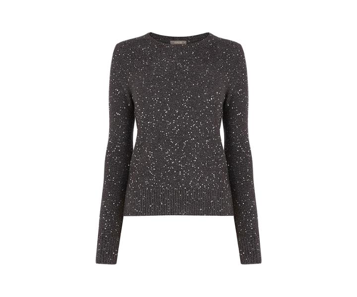 Oasis Ava Sequin Yarn Jumper