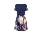 Oasis Lace Bodice Rose Mini Dress