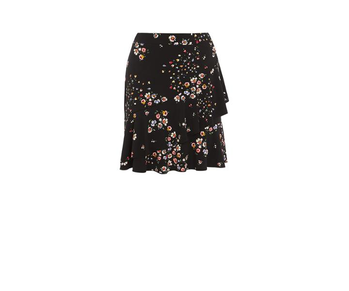 Oasis Ditsy Ruffle Skirt