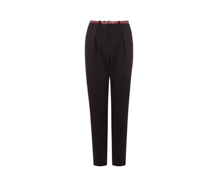 Oasis Belted Peg Leg Trousers