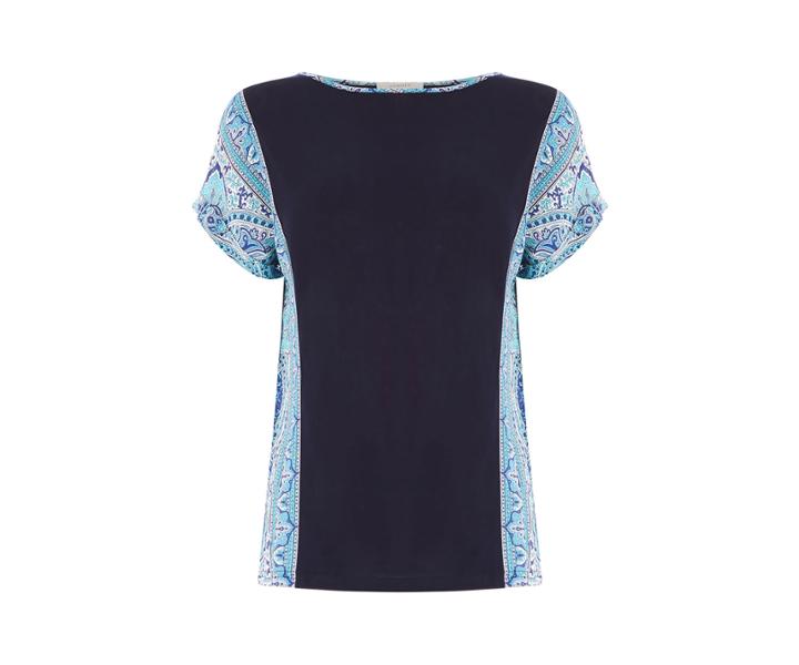 Oasis Scarf Side Patched Tee