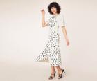 Oasis Spot Patched Midi Dress
