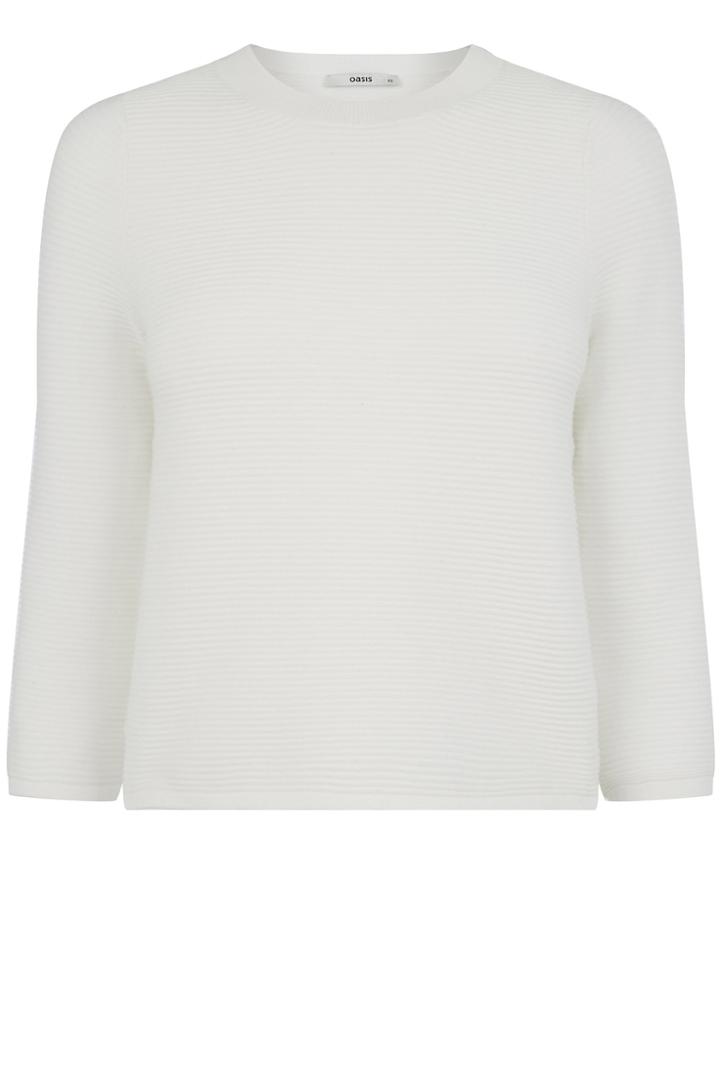 Oasis Ribbed Crop Knit