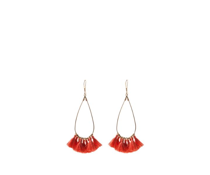 Oasis Beaded Teardrop Earrings