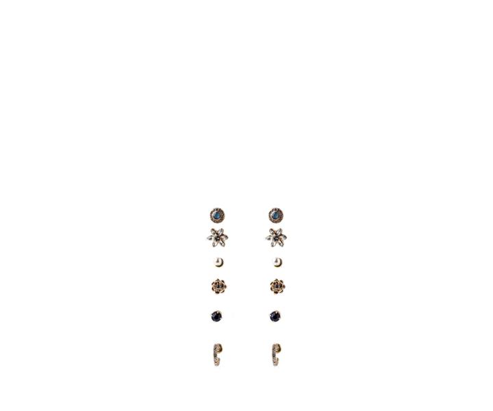 Oasis Floral Earring Set