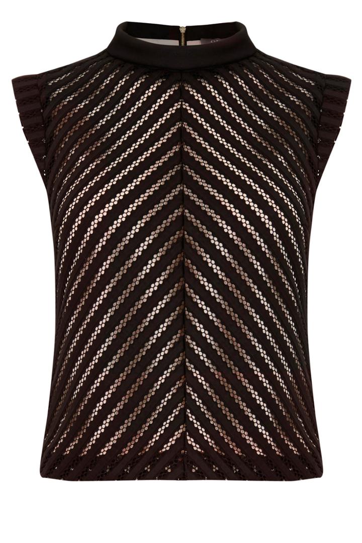 Oasis Stripe Lace Top