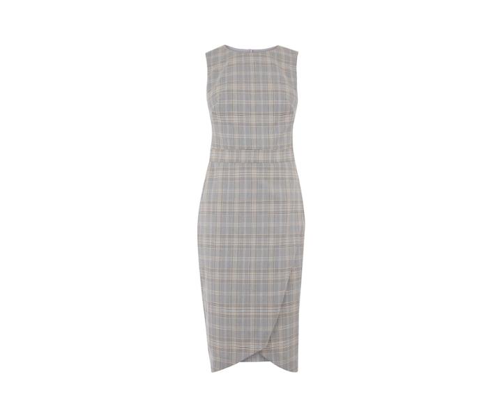 Oasis Check Tailored Dress