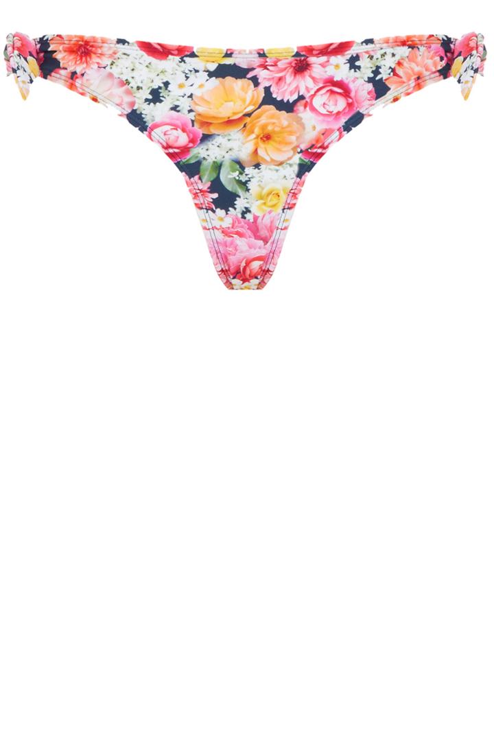 Oasis Digital Floral Bow Side Pant