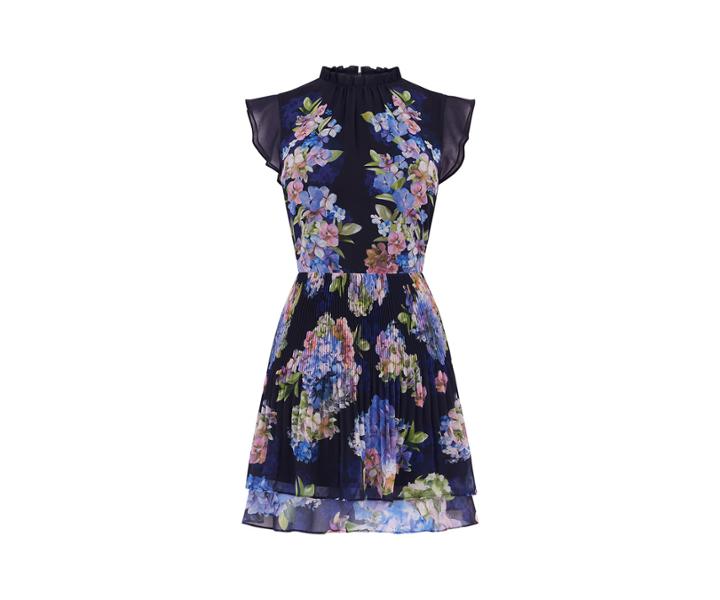 Oasis Short Hydrangea Dress