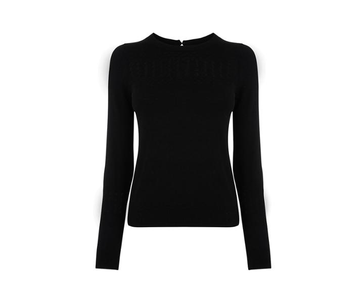 Oasis Stripe Pointelle Jumper
