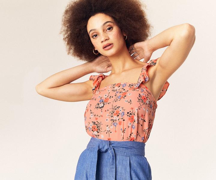 Oasis Fifi Floral Corset Top
