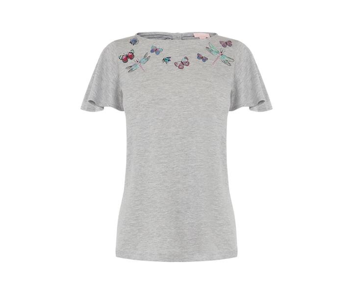 Oasis Nhm Embellished Bug Tee