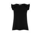 Oasis Ruffle Fitted Shell Top