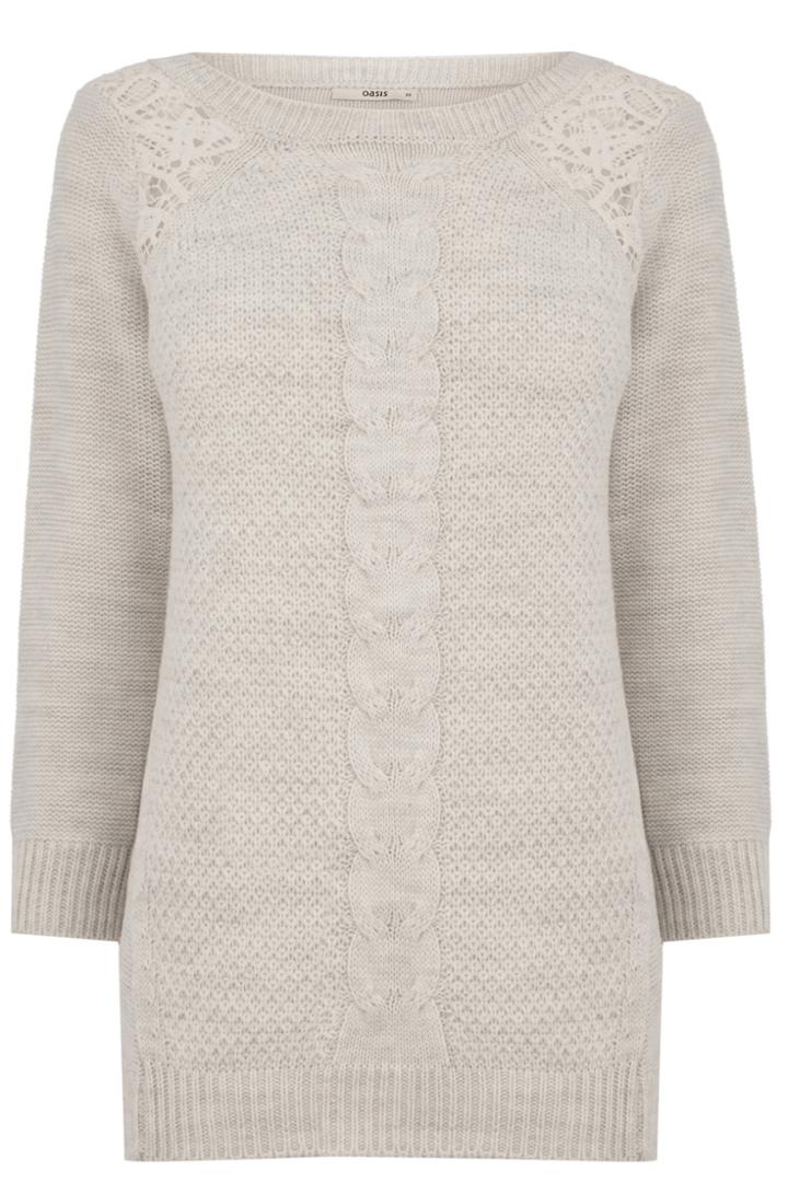 Oasis Lace Detail Phoebe Jumper
