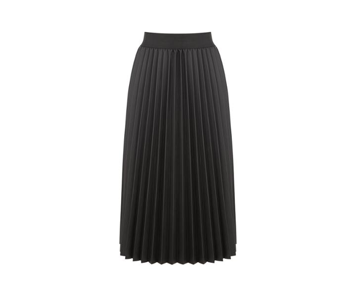 Oasis Faux Leather Midi Skirt