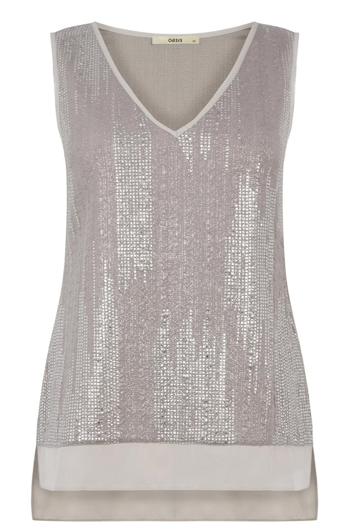 Oasis Foil Texture Vest