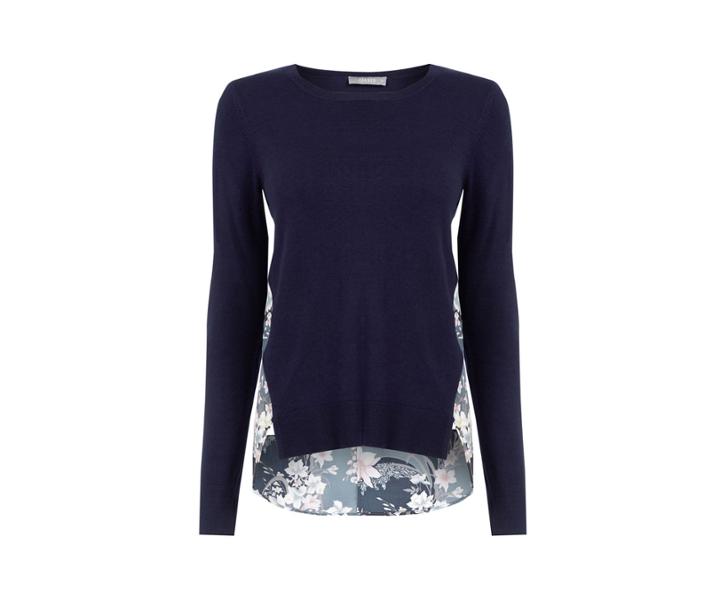 Oasis Lotus Print Back Top
