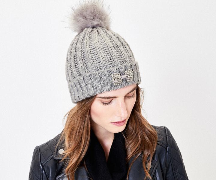 Oasis Bow Sparkle Beanie