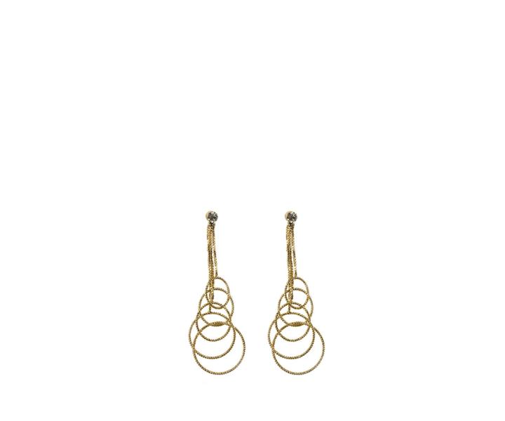 Oasis Multi Hoop Drop Earrings