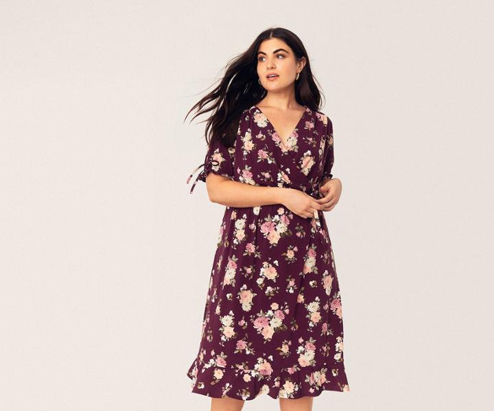 Oasis Curve Erin Rose Dress