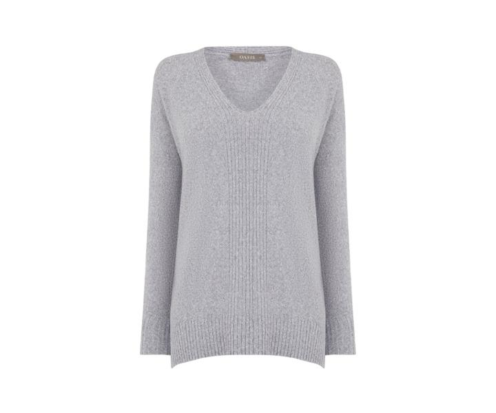 Oasis Emily V Neck Jumper