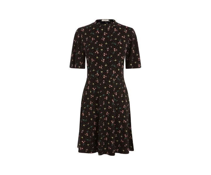 Oasis Ditsy Angel Sleeve Dress