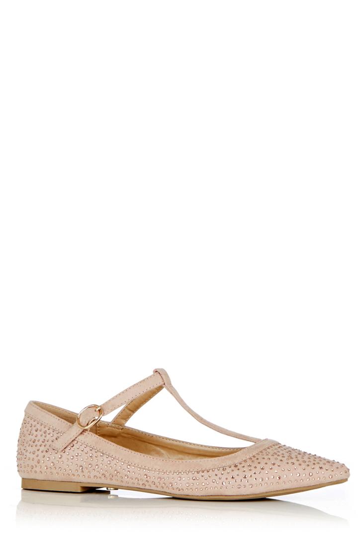 Oasis Sparkle T Bar Flat